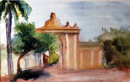 Original Watercolor from Eileen Giron’s collection